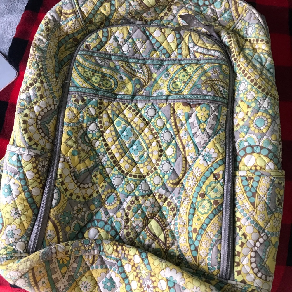 Vera Bradley Quilted Campus Laptop Backpack